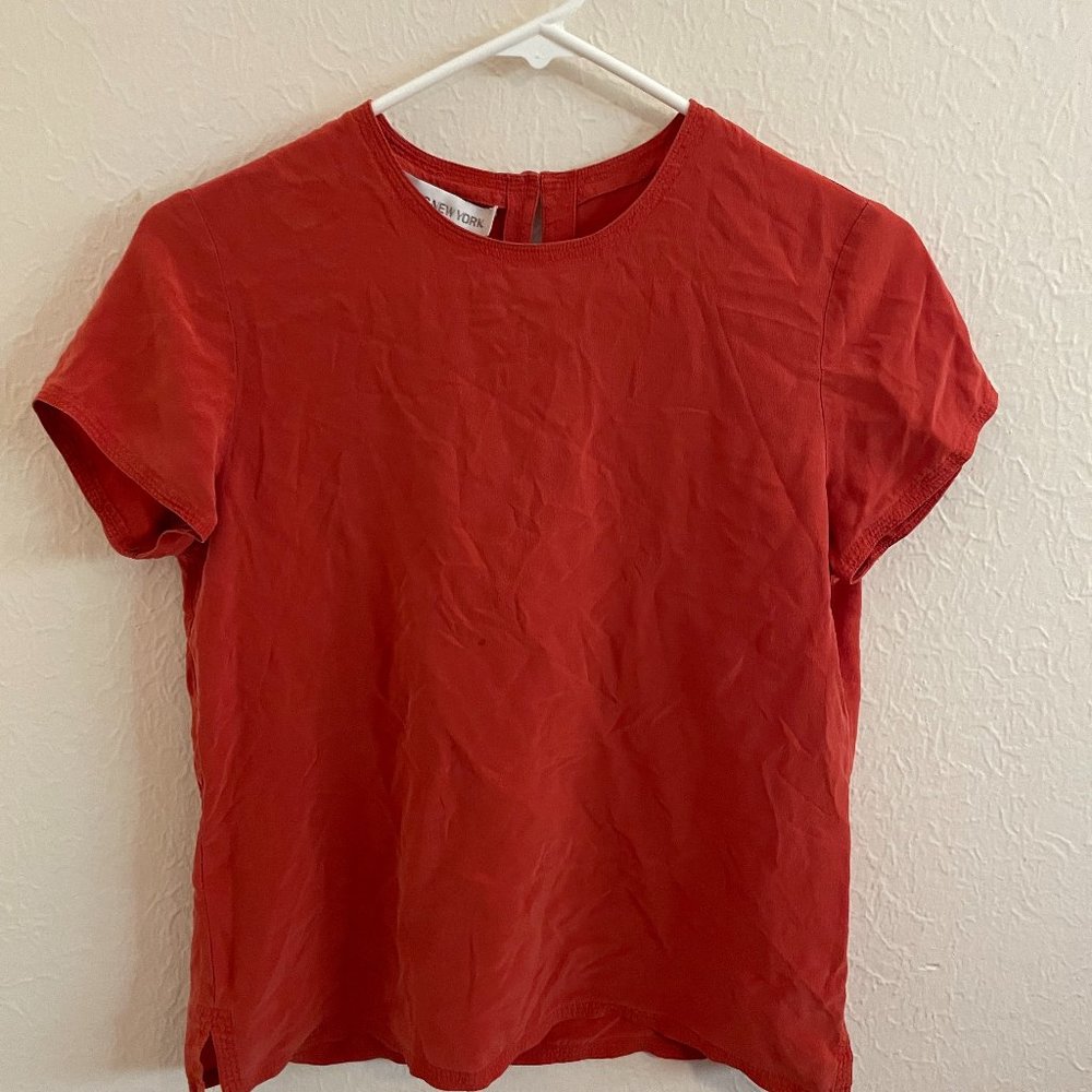 Jones New York 100% Silk Shirt size 4